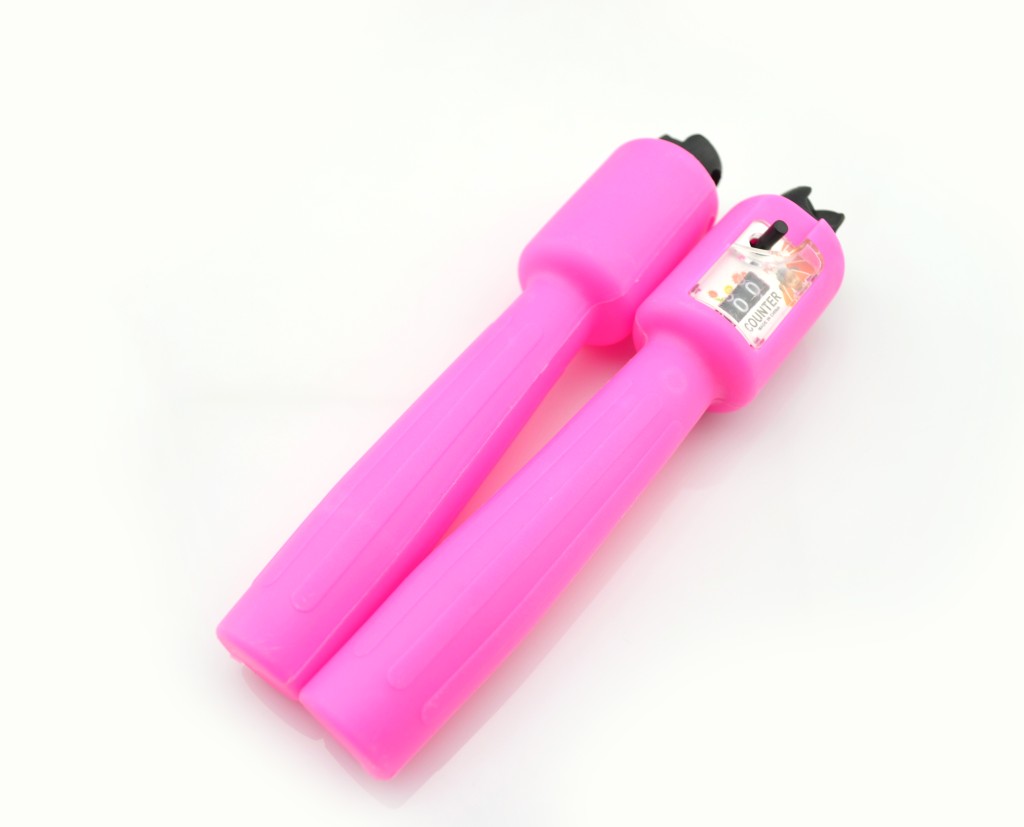 pink counting jump rope