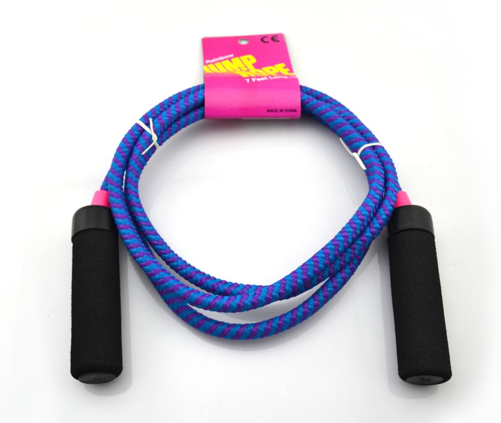 Skipping rope (blue cotton line)