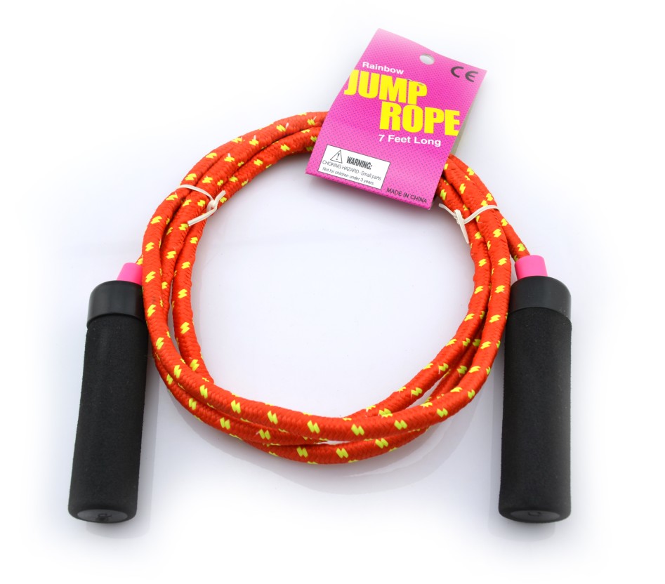 Skipping rope (red cotton line)